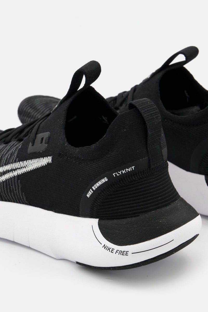 Nike Men Free Rn Fk Next Nature Lace Up Sports Shoes, Black  - Image 4