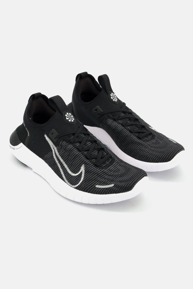 Nike Men Free Rn Fk Next Nature Lace Up Sports Shoes, Black  - Image 1