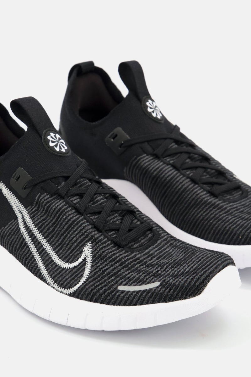 Nike Men Free Rn Fk Next Nature Lace Up Sports Shoes, Black  - Image 3