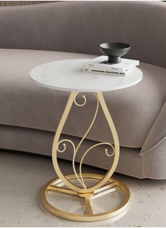Generic Modern Creative Design, Sofa, Corner, Bedside, Coffee Table for living room bedroom Indoor and Out door Side table with Metal Frame  - Image 1