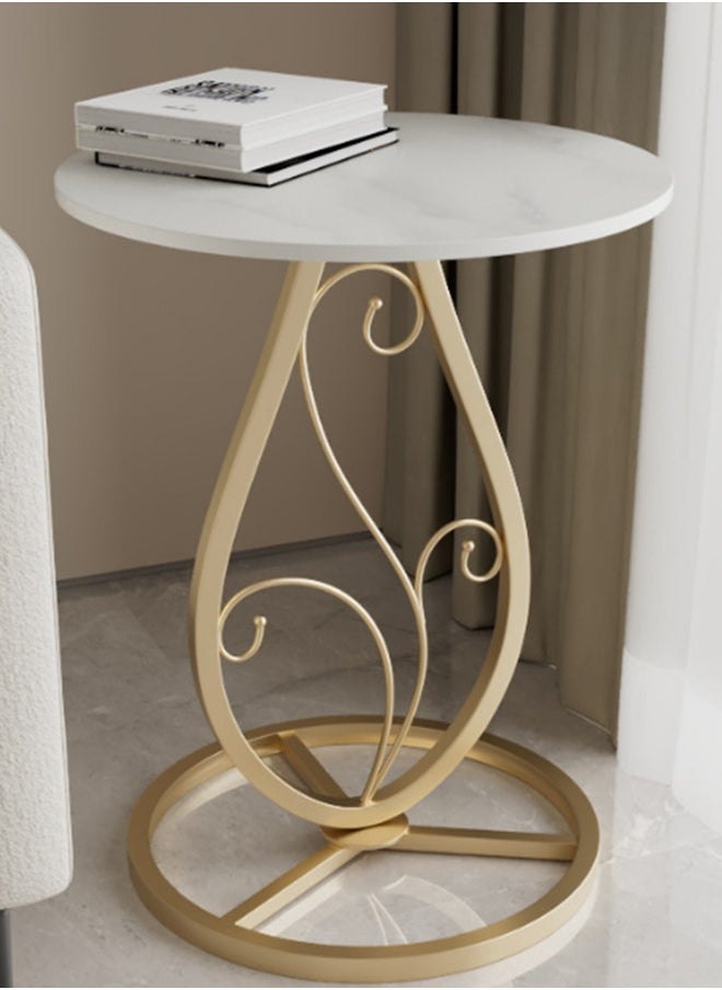 Generic Modern Creative Design, Sofa, Corner, Bedside, Coffee Table for living room bedroom Indoor and Out door Side table with Metal Frame  - Image 2