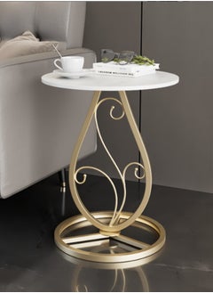 Generic Modern Creative Design, Sofa, Corner, Bedside, Coffee Table for living room bedroom Indoor and Out door Side table with Metal Frame  - Image 3