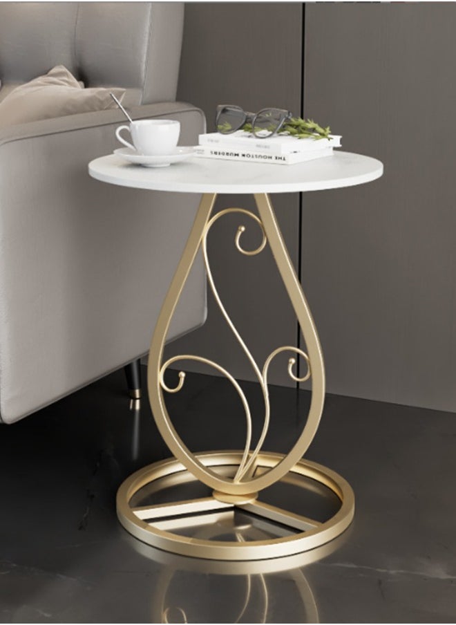 Generic Modern Creative Design, Sofa, Corner, Bedside, Coffee Table for living room bedroom Indoor and Out door Side table with Metal Frame  - Image 3