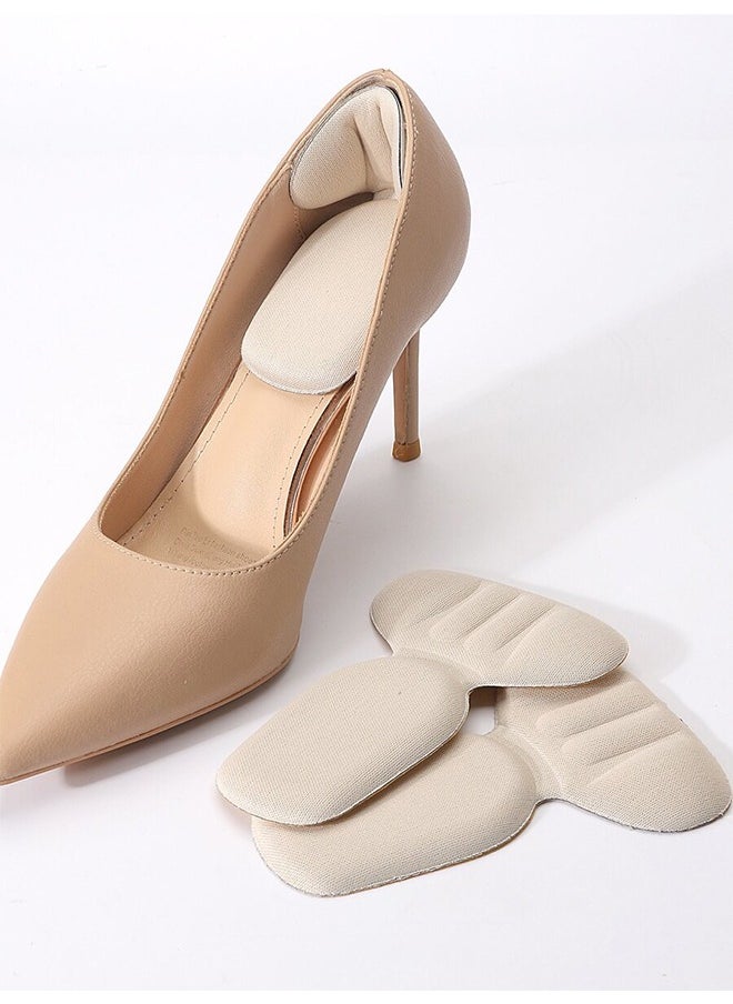 MIKO Heels Cushioning Pads, New Heel Protectors for Shoes Heel Pads for Shoes That are Too Big, Bouncy Breathable Shock Absorption Insoles 3D Heel Pads for Shoes 2 Piece  - Image 5