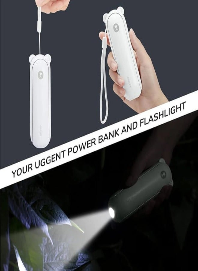 JISULIFE Handheld Fan Life8 Plus White S010F8X01004 - Image 3