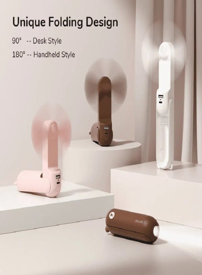 JISULIFE Handheld Fan Life8 Plus White S010F8X01004 - Image 4