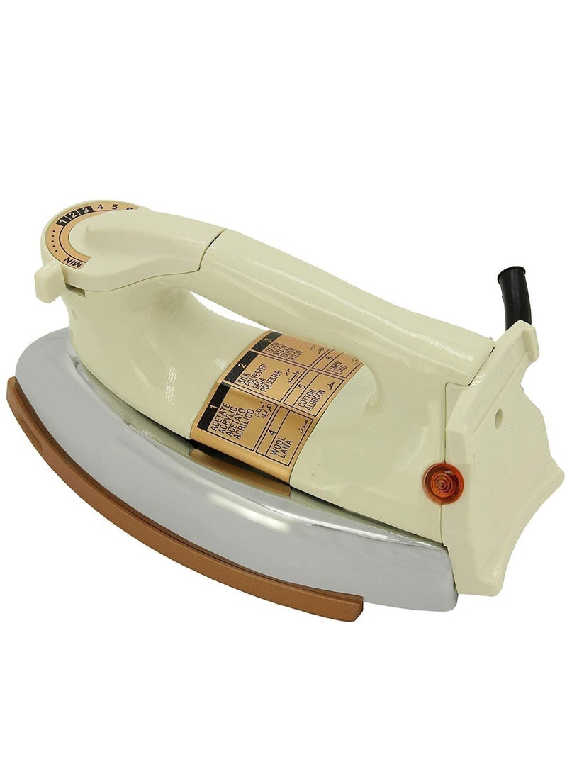 REFURA Automatic Heavy Iron With Non-Stick Golden Teflon Soleplate & Adjustable Thermostat Control | Indicator Light | 2.3 kg 1200 W RE-122 - Image 3