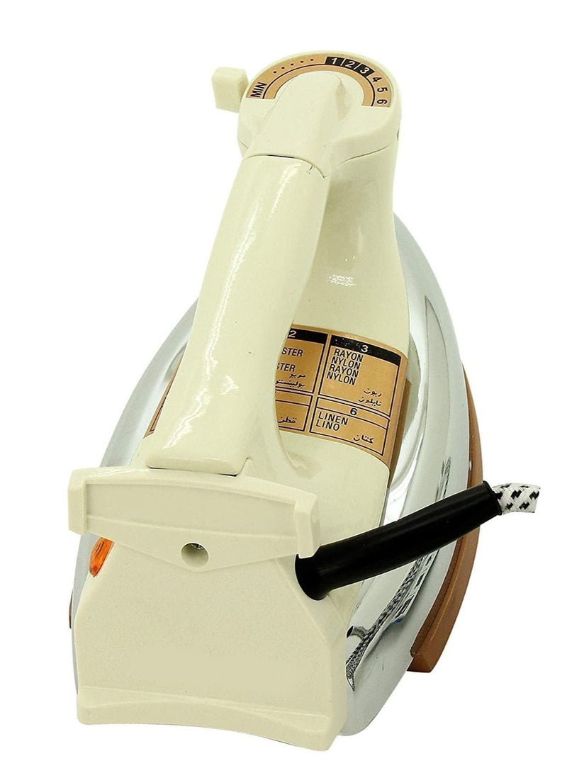 REFURA Automatic Heavy Iron With Non-Stick Golden Teflon Soleplate & Adjustable Thermostat Control | Indicator Light | 2.3 kg 1200 W RE-122 - Image 4