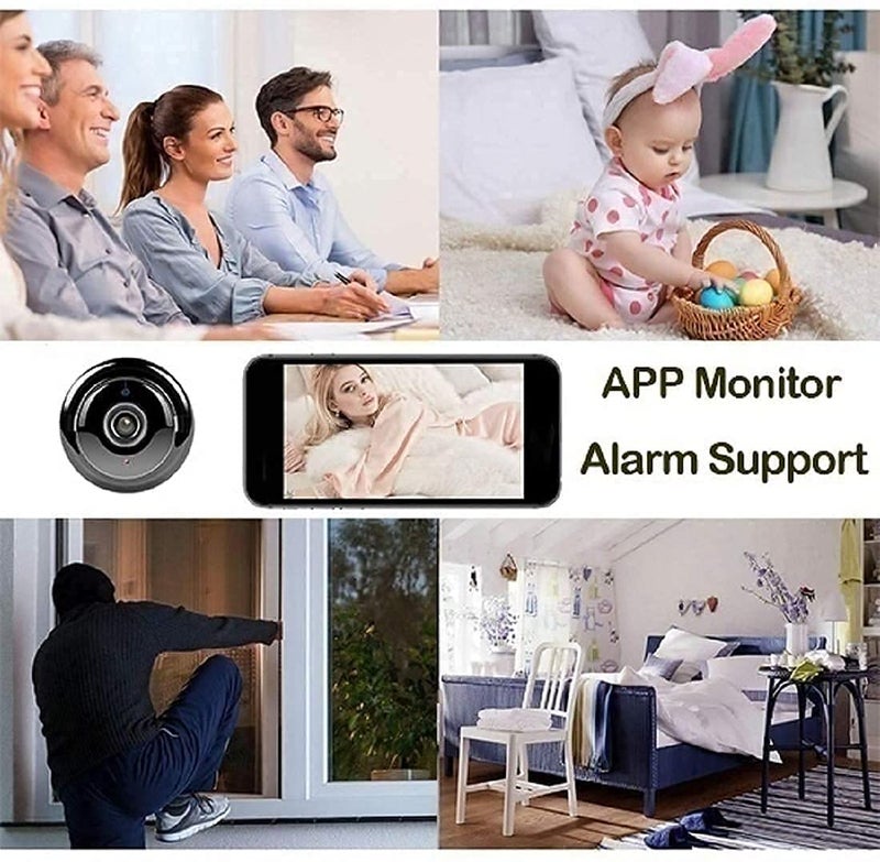 AUSHA®Full HD Wireless CCTV Camera with Night Vision, Smart Motion Detection, Mobile Connection,Two Way Audio - Image 3