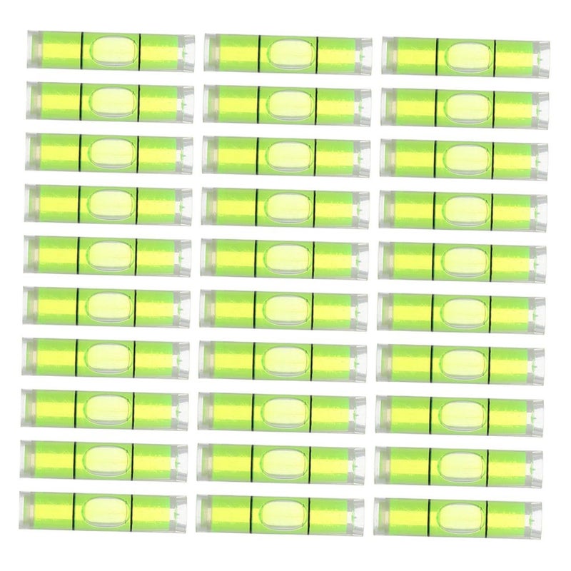50 Pcs Mini Cylindrical Spirit Levels 8x23mm Horizontal Bubble Measuring Tool For Picture Hanging - Image 2