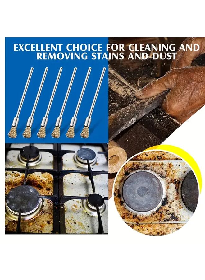 20 Pieces Steel Wire Brush Set With Extended Tips For Rust And Paint Removal - Image 5