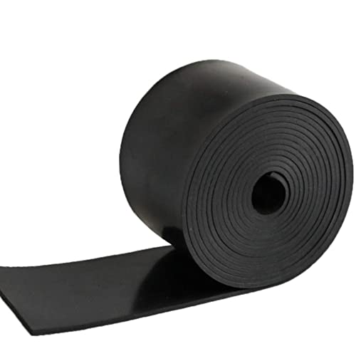 NABOWAN Solid Rubber Sheets,Strips,Rolls 1/8" (.125") Thick x 4" Wide x 120" Long, Thin Neoprene Rubber, Perfect for DIY Gasket Material, Sealing, Liner, Shield, Padding, Mat - Image 1