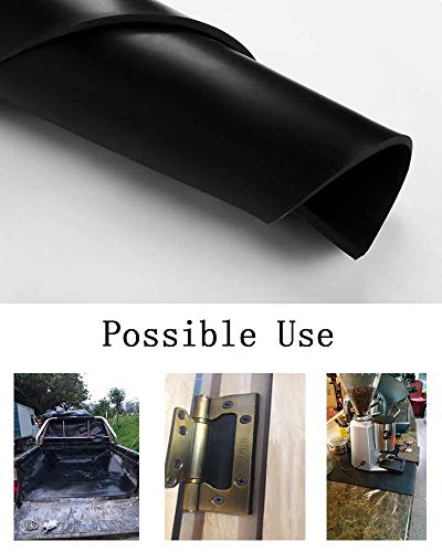 NABOWAN Solid Rubber Sheets,Strips,Rolls 1/8" (.125") Thick x 4" Wide x 120" Long, Thin Neoprene Rubber, Perfect for DIY Gasket Material, Sealing, Liner, Shield, Padding, Mat - Image 4