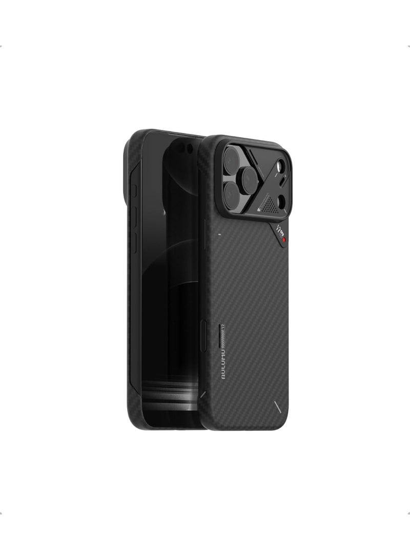 Aulumu A17 Aramid Fiber for iPhone 17 Pro Case | 1500D Ultra Slim Woven | CoolHyper Real Cooling | Compatible with MagSafe - Image 1
