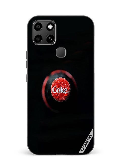 Protective Case Cover For Infinix Smart 6 Coke Design Multicolour
