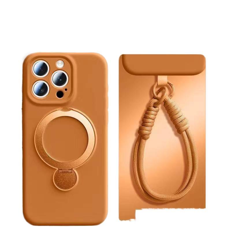 MagSafe Case | Shockproof Cover for iPhone 13 | Star Orange Silicone - Image 1