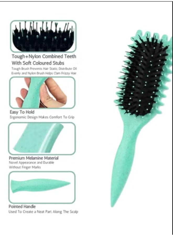 Curl Defining Brush, Curl Brush, Bounce Hair Brush Styling Brush for Detangling, Shaping and Defining Curls for Women Girl's Curls to Reduce Pulling and Curl Separation - Image 4