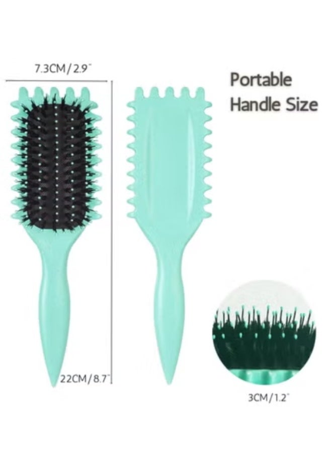 Curl Defining Brush, Curl Brush, Bounce Hair Brush Styling Brush for Detangling, Shaping and Defining Curls for Women Girl's Curls to Reduce Pulling and Curl Separation - Image 3