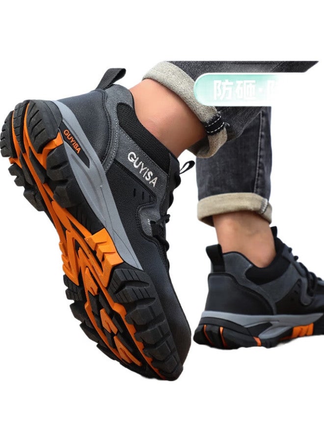 WELDON Safety Shoes For Men, Summer Breathable, Anti-Smashing, Anti-Puncture, Wear-Resistant, 10Kv Insulated Work Site Safety Shoes 1109Kv 43 - Image 1