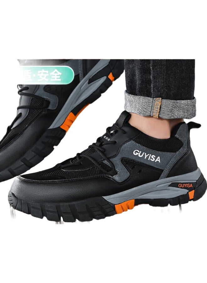 WELDON Safety Shoes For Men, Summer Breathable, Anti-Smashing, Anti-Puncture, Wear-Resistant, 10Kv Insulated Work Site Safety Shoes 1109Kv 43 - Image 2