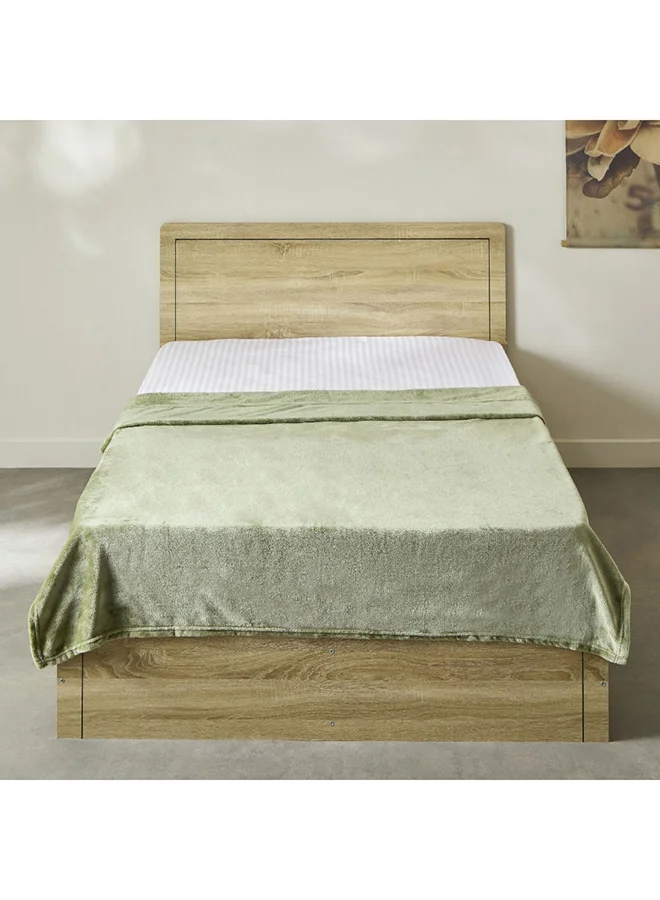 Home Box Nova Solid Flannel Twin Blanket 200 x 140 cm