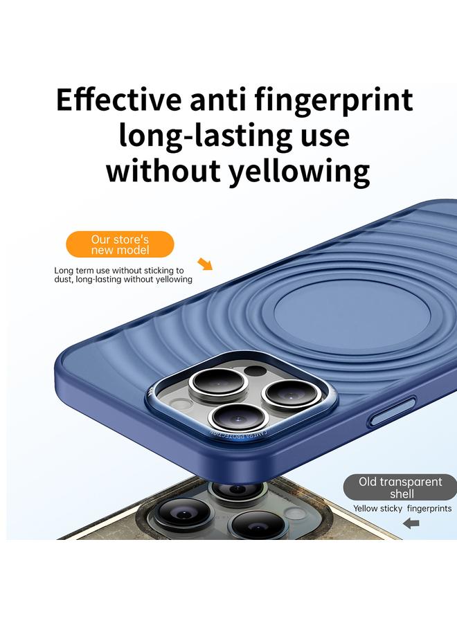 زبون جراب لهاتف iPhone 13 Pro مصنوع من جلد الأكريليك المموج - Image 4