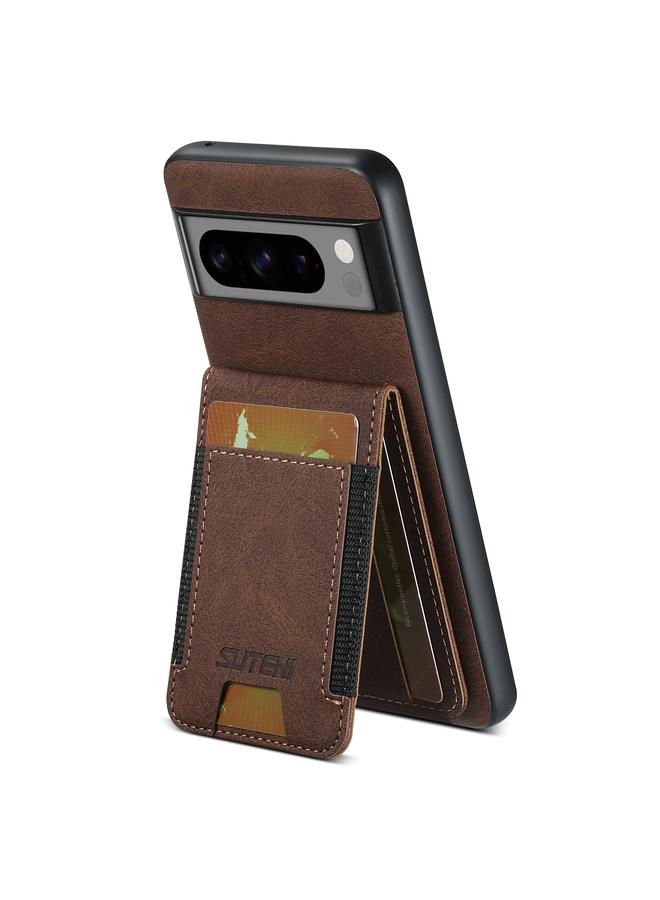Suteni Case For Google Pixel 6a H03 Litchi Leather Card Bag Stand Back Phone Case - Image 3