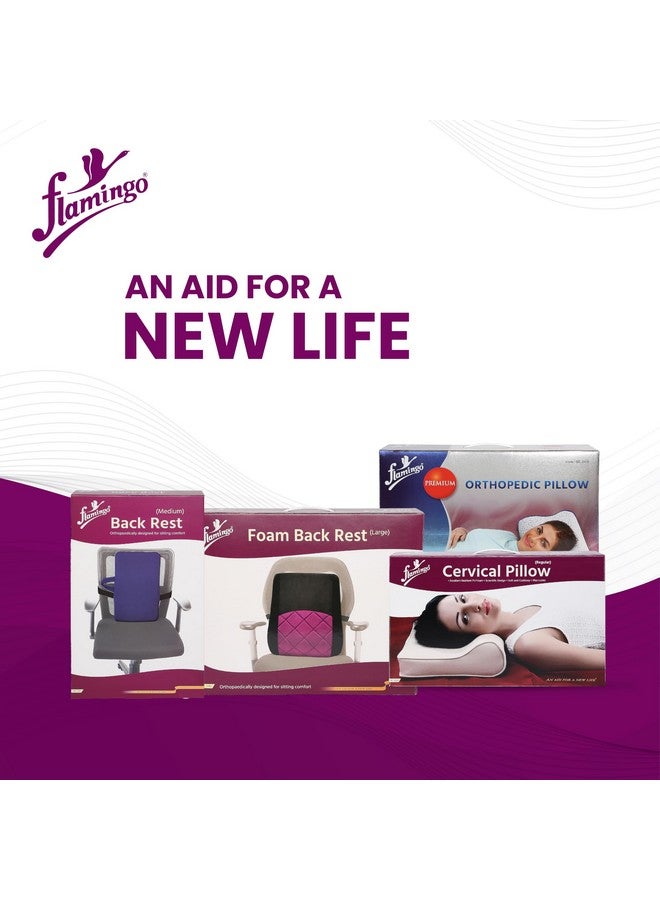 وسادة مقعد دائرية تقويمية من فلامنجو | وسادة بايل لآلام أسفل الظهر وعرق النسا وعظم الذنب | تخفيف آلام ما بعد الجراحة ومقعد السيارة | أسود - Image 5