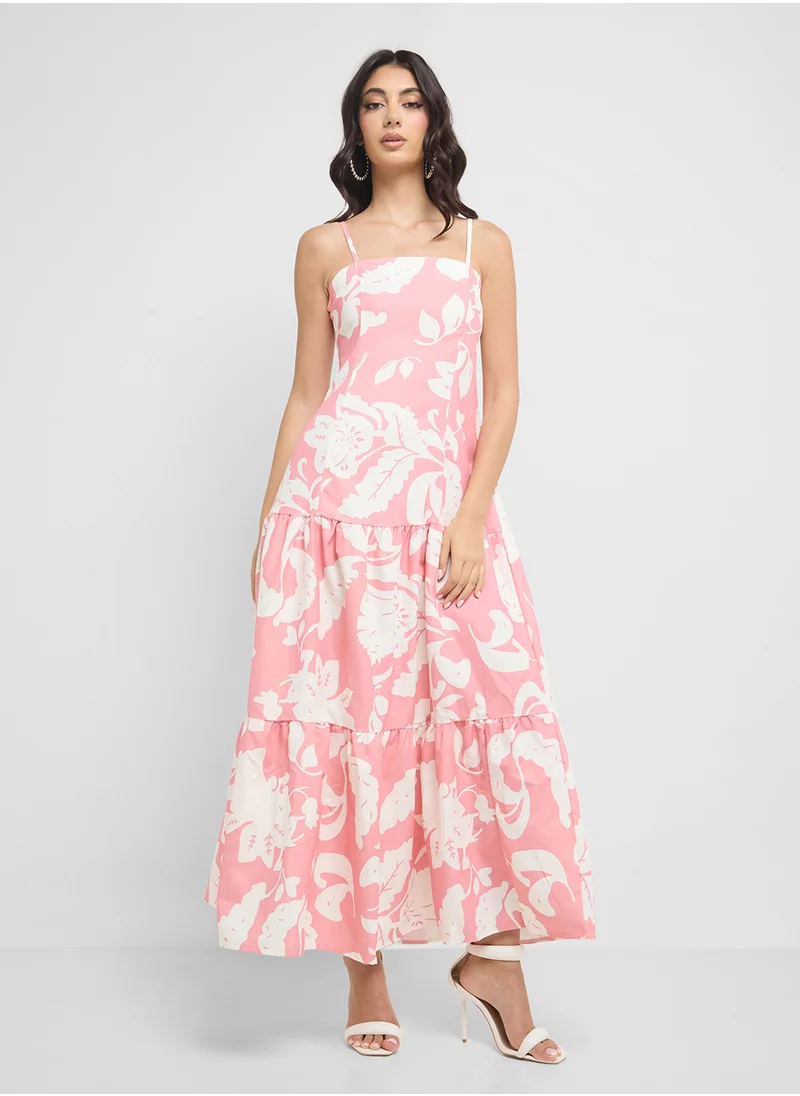 ايلا Flora Print Dress