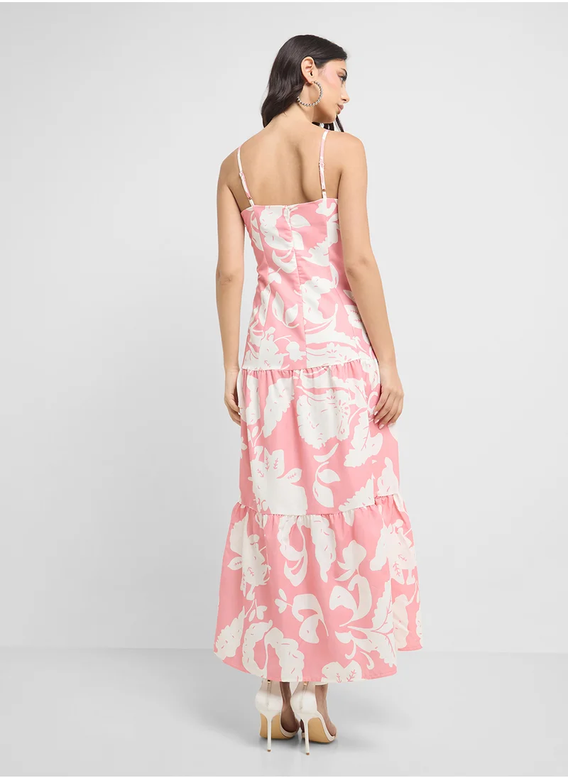 ايلا Flora Print Dress