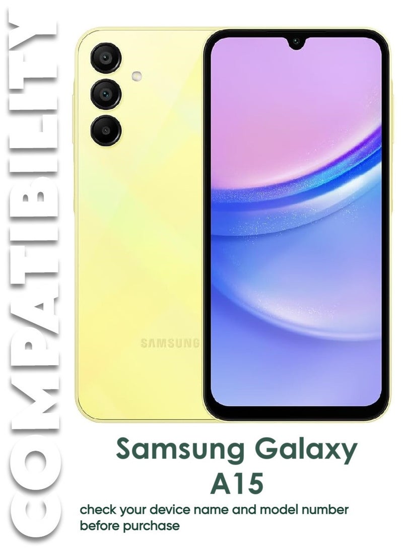 ACLIX 5 Pieces Antistatic ESD Dustproof Premium Quality High Definition Tempered Glass Screen Protector Designed For Samsung Galaxy A15 - Image 3