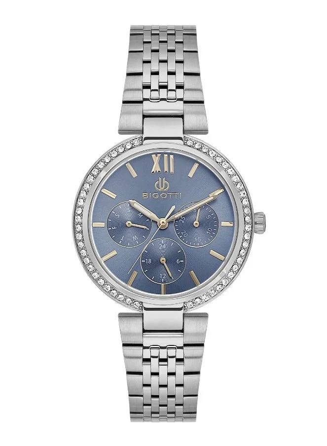BIGOTTI Bigotti - Raffinato Women Watch | Stainless SteelBrass Case | Analog | Round Dial | Mineral Glass | Japanese Quartz | Water Resistant 30 Meters