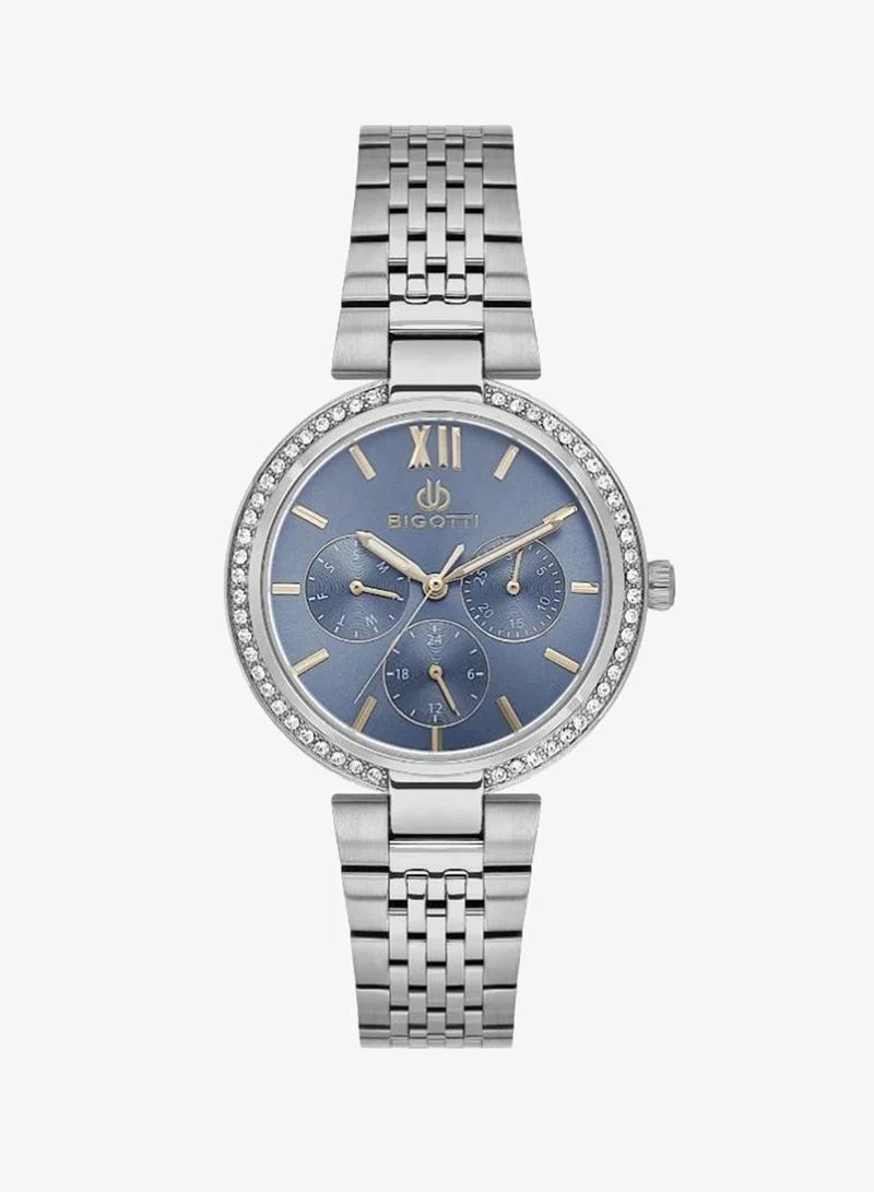 BIGOTTI Bigotti - Raffinato Women Watch | Stainless SteelBrass Case | Analog | Round Dial | Mineral Glass | Japanese Quartz | Water Resistant 30 Meters