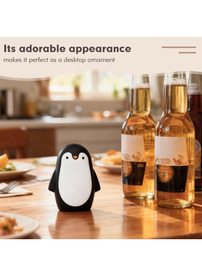 Penguin Magnetic Push Down Bottle Opener | Automatic Beer Can Opener for Home Bar Camping - Image 4