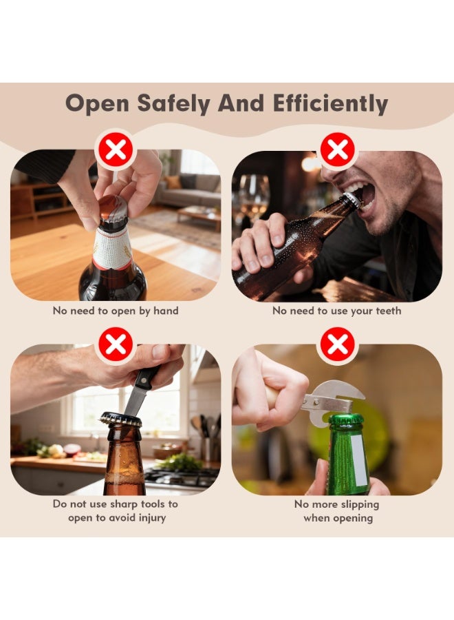 Penguin Magnetic Push Down Bottle Opener | Automatic Beer Can Opener for Home Bar Camping - Image 3