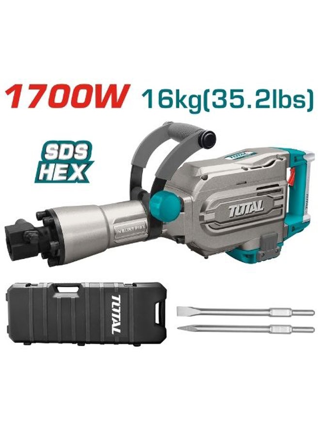 TOTAL Total Hammer Breaker 1700W  45J 16Kg Th215456 - Image 2