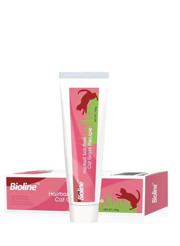 Bioline Anti-Hairball Formula-Gentle Aid for Feline Digestion (100g) - Image 1