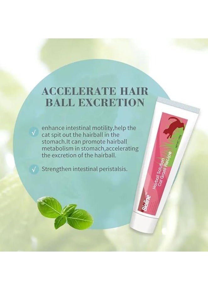 Bioline Anti-Hairball Formula-Gentle Aid for Feline Digestion (100g) - Image 3