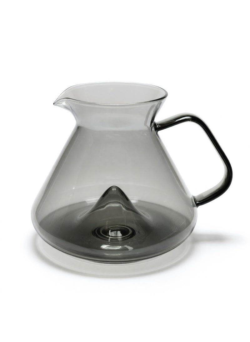 Star-Shaped Borosilicate Glass Coffee Server 600ML | Heat Resistant Pour Over Coffee Jug | V60 Drip Coffee Carafe | Hand Brew Coffee Maker & Tea Server Pot Decanter | Clear Glass Range