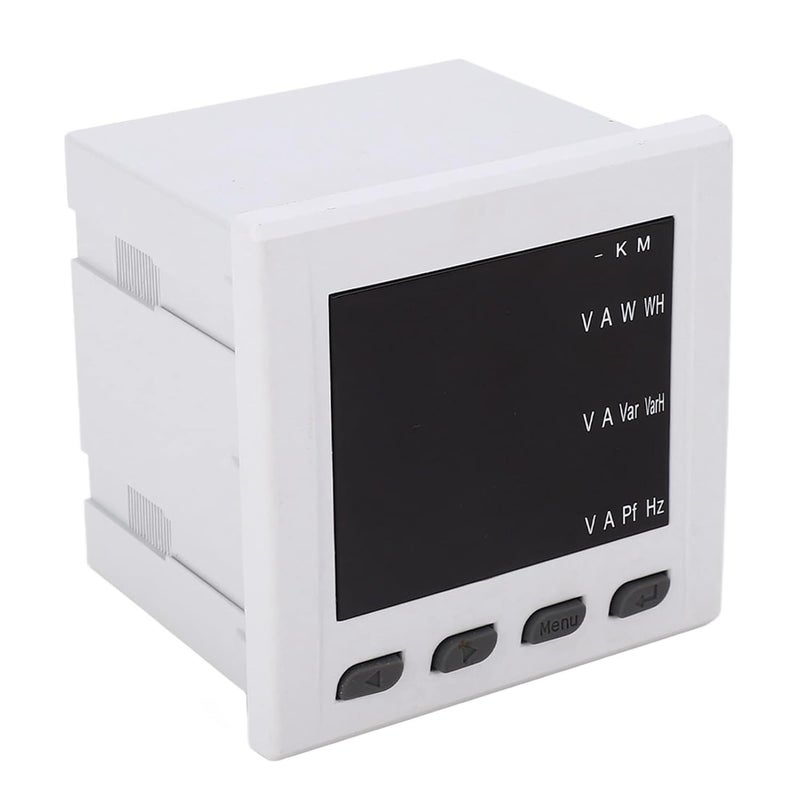 RS 485 MODBUS RTU Communication and 4 Channel Analog Output DC 0 20mA - 96 UIF Multi Function Meter for 3 Phase Systems - Measures Voltage Amperage and Frequency - with LED Display - Image 2