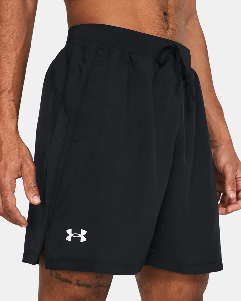 UNDER ARMOUR Black Men's Launch Shorts for Men | Best Price UAE