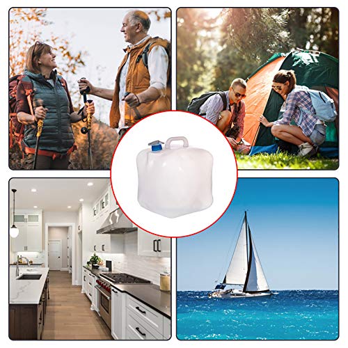 Cedilis 2 Pack 5.3 Gallon Collapsible Water Container with Spigot, Food Safe Water Storage Jug, BPA-Free Camping Water Storage Jug Canteen for Outdoor Hiking and Emergency, Portable, Foldable - Image 4