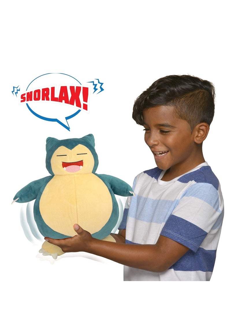 Pokemon - Pokemon Snooze Action - Snorlax Plush - Image 1