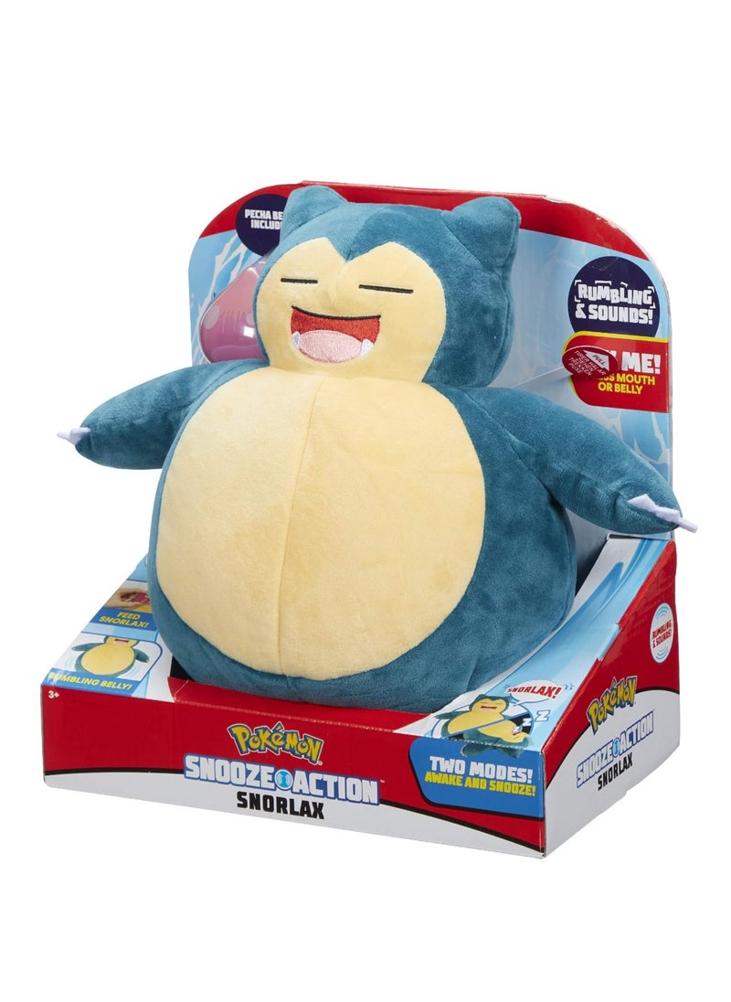 Pokemon - Pokemon Snooze Action - Snorlax Plush - Image 1