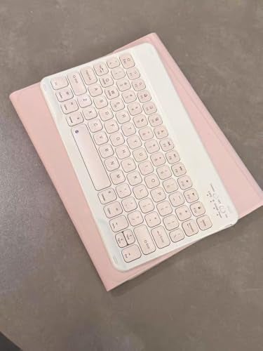 AnMengXinLing Keyboard Case for iPad Pro 11 2022/2021/2020, Case for iPad Pro 11 4th/3rd/2nd Generation with Keyboard and Pencil Holder Magnetically Detachable Wireless Keyboard, Pink - Image 3