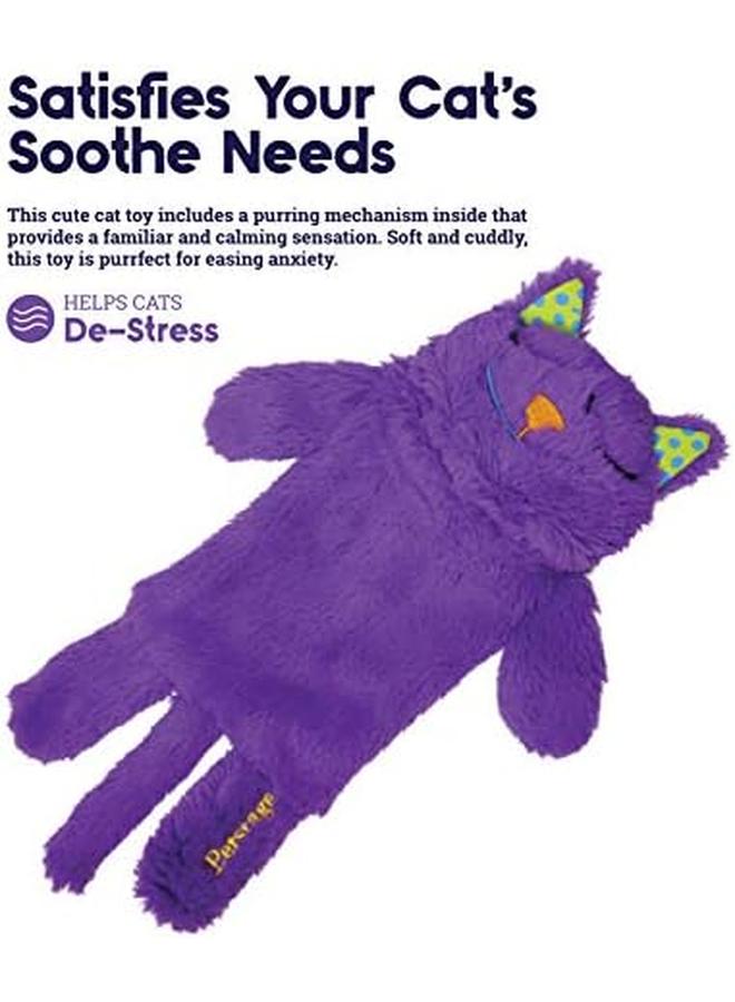 Petstages Purr Pillow Cat Toy For Nightime Play And Calm Comfort Featuring Soothing Noisemaker Soft Plush Material - Image 3