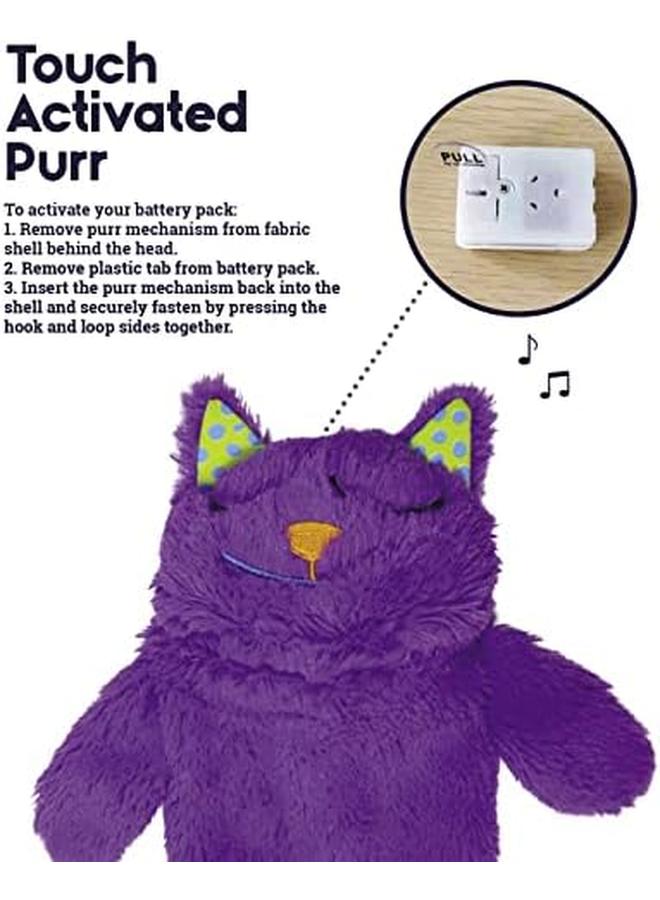 Petstages Purr Pillow Cat Toy For Nightime Play And Calm Comfort Featuring Soothing Noisemaker Soft Plush Material - Image 4