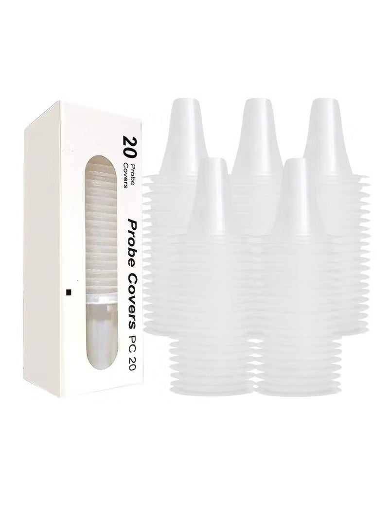 QZ 100 Pcs Ear Thermometer Replacement Probe Covers – Lens Caps & Filter Protectors for All Braun ThermoScan Models – Universal Refill Caps - Image 5