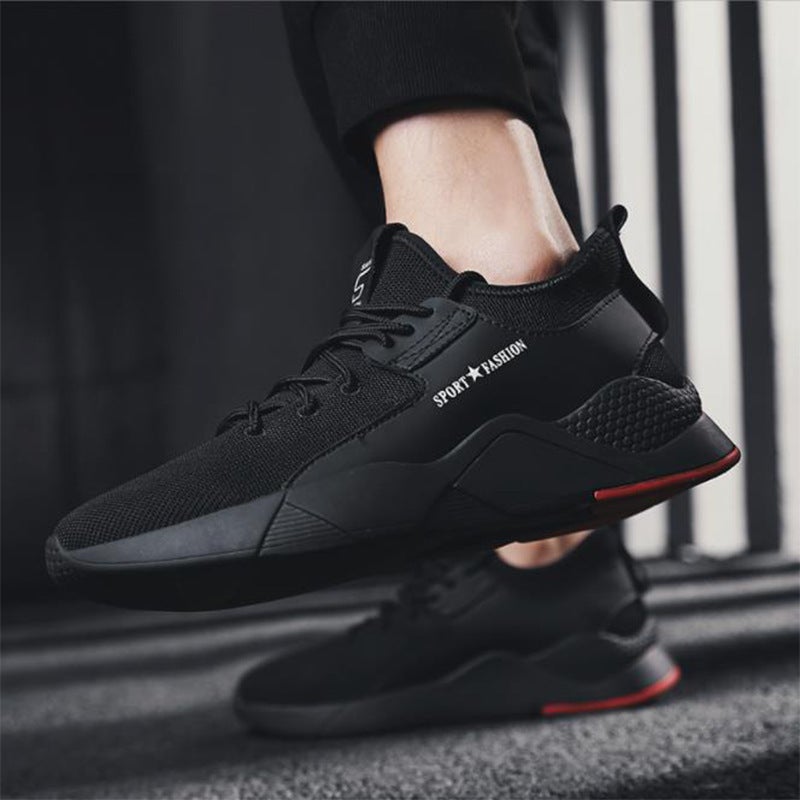 2023 New Autumn Men'S Shoes, Fly-Knit Mesh Sports Casual Fashion, Large Size, Casual And Versatile - Image 2