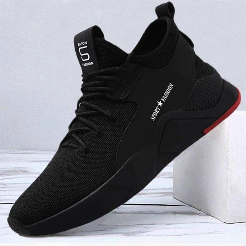 2023 New Autumn Men'S Shoes, Fly-Knit Mesh Sports Casual Fashion, Large Size, Casual And Versatile - Image 1